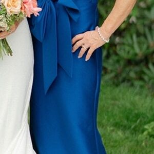 Bradley Mischka cobalt Dress